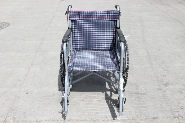 普通铝合金老年轮椅折叠轮椅出租批发