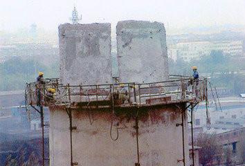 沈阳100m钢筋混凝土烟囱拆除  80m水泥烟囱拆除公司 70m水泥烟囱拆除施工队