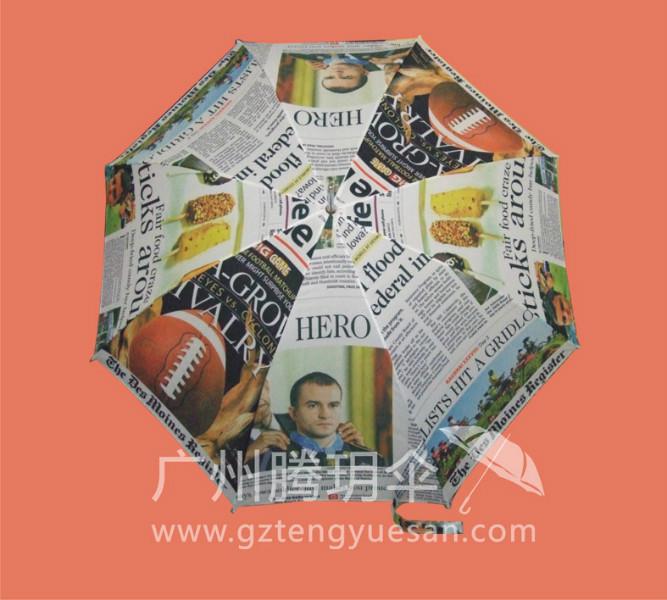 供应广州广告伞厂家加工热转印雨伞订做和批发图片