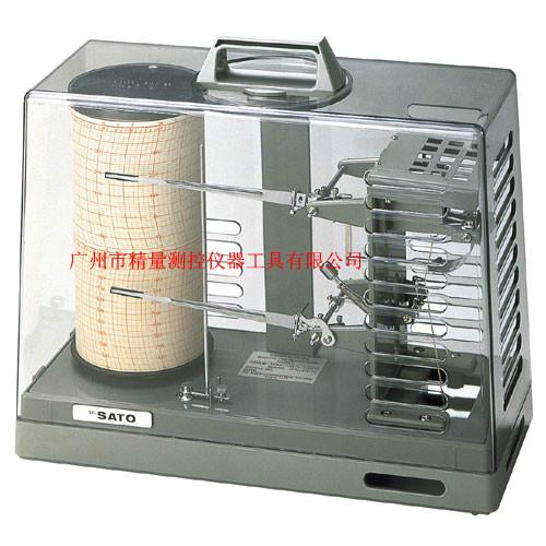 日本佐藤SATO7210-00温湿度记录仪(7日装）100原装正品