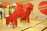 天津市提供舞龙舞狮南狮表演点睛仪式