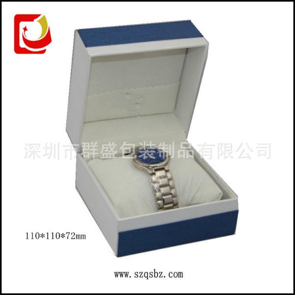 深圳手表盒厂定制，特种纸包胶胚 品牌多款手表盒子 批发新款盒子
