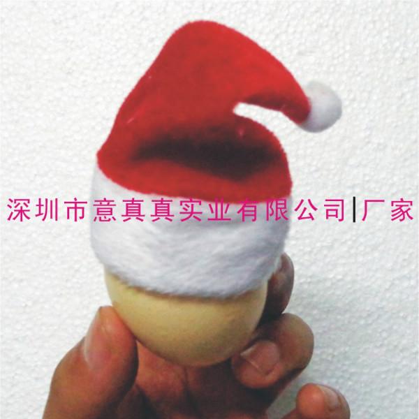 供应小圣诞帽定制厂家 深圳圣诞帽加工定做 公仔头圣诞礼品厂