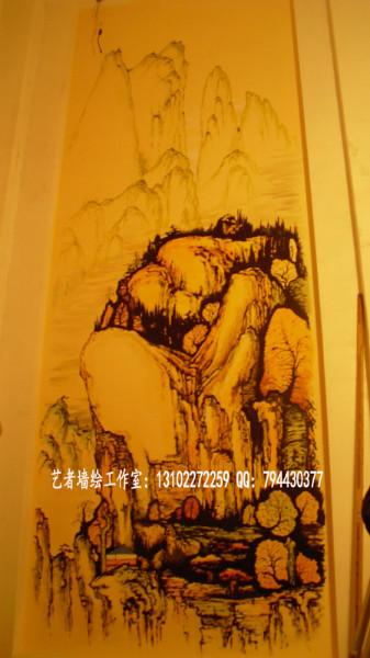 供应天津饭店墙体彩绘