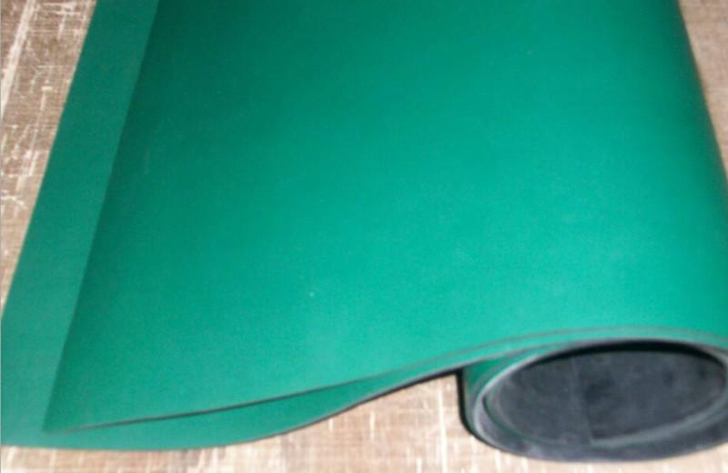 河南最大批发商防静电胶皮垫黑绿色批发