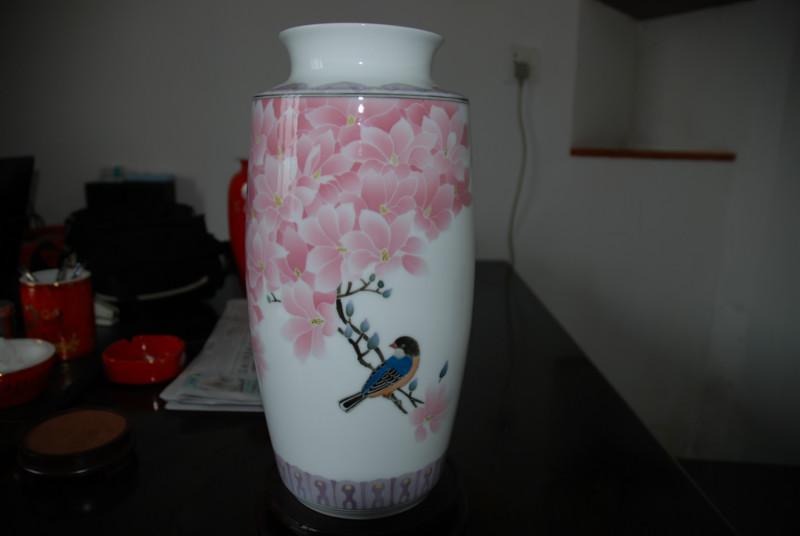 釉下彩手绘花瓶 醴陵瓷器图片