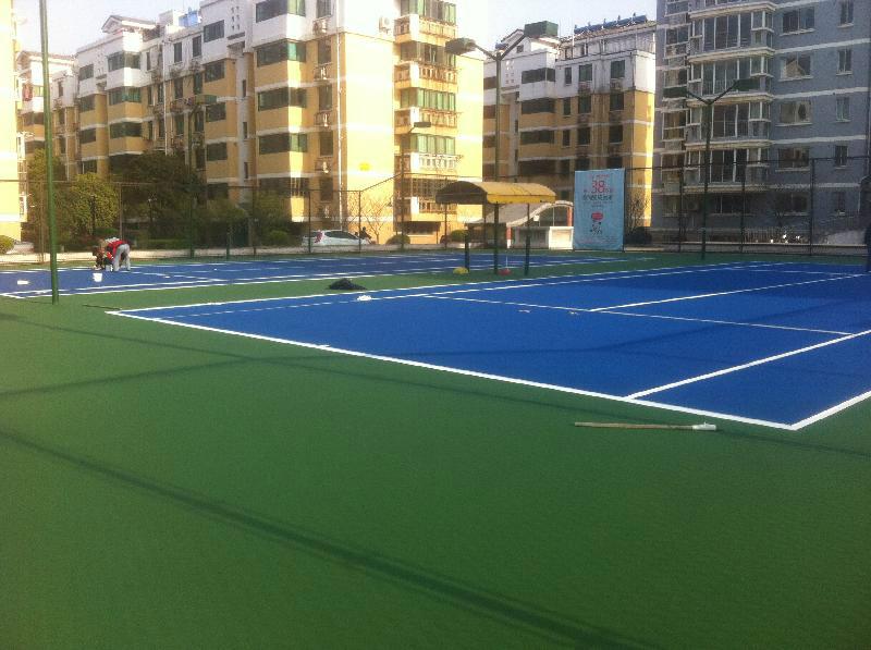 供应网球公开赛用地面材料pvc地板胶