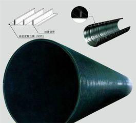 供应陕西煌盛HDPE塑钢缠绕排水管  西安塑钢缠绕管批发价 HDPE塑钢缠绕排水管报价表