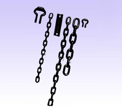 供应圆环链条，不锈钢链条，矿用链条起重链条，锁具