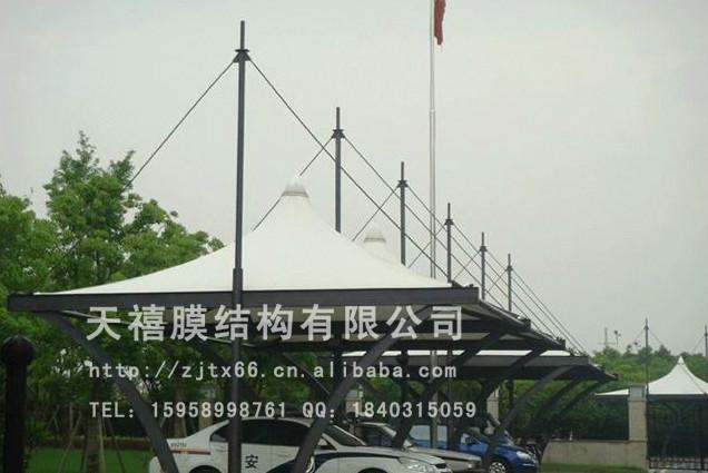 供应浙江上海地区景观性膜结构停车棚图片