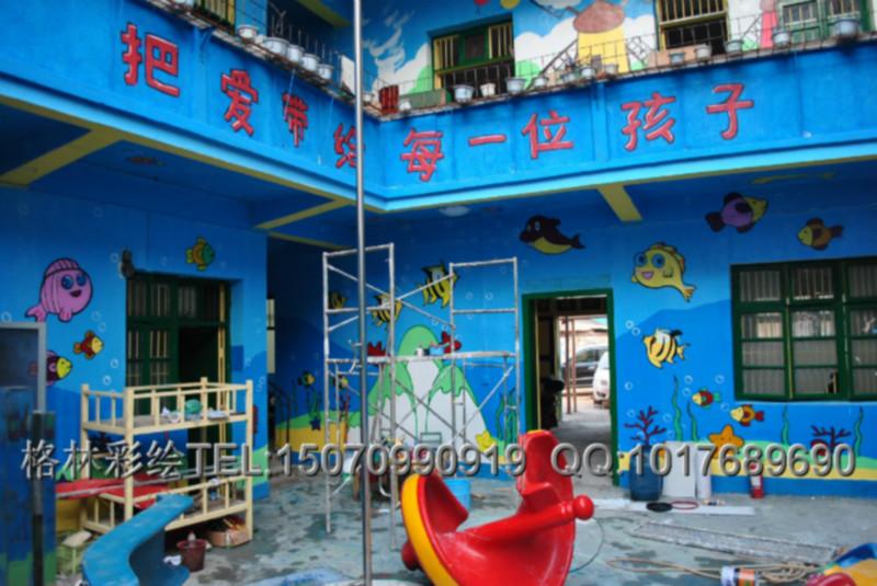 供应南昌幼儿园彩绘赣州六一幼儿园彩绘15070990919
