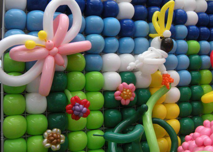 小孩、儿童生日气球装饰
