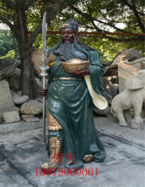 供应仿铜雕塑/古代人物铜雕像/关公玻璃钢模型/深圳最火的玻璃钢厂家图片