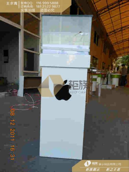 中山市订做柜族苹果GZA-A017型白色精品柜厂家