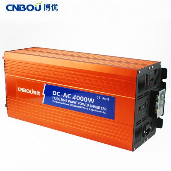 供应博优12V24V4000W大功率充电一体机市电互补UPS逆变器