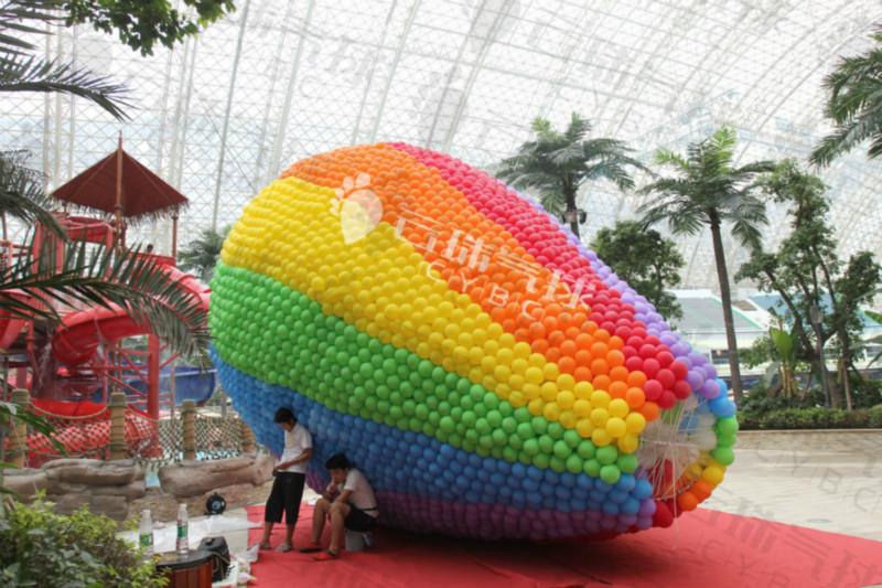 供应国庆节气球装饰/商场气球造型装饰