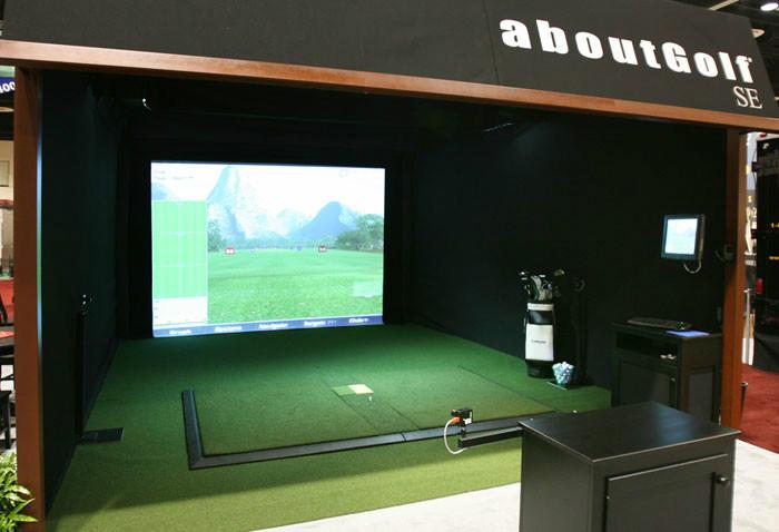 供应浙江进口室内高尔夫模拟器,可订制.宽屏三屏环屏,彰显贵族气息