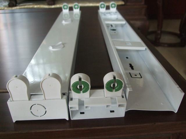 T8双支平盖支架LED双管平盖支架批发