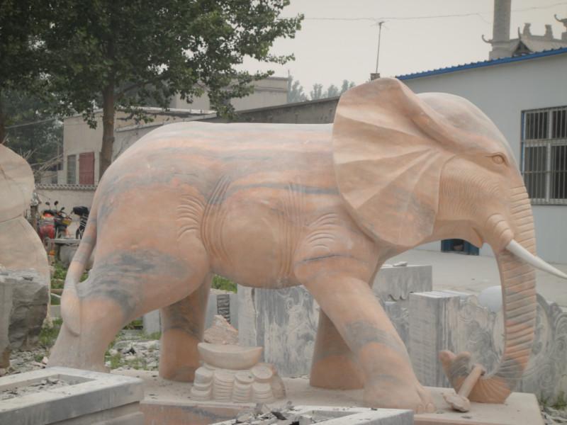 供应山东石雕大象生产 山东石雕大象供应商 山东石雕大象价格