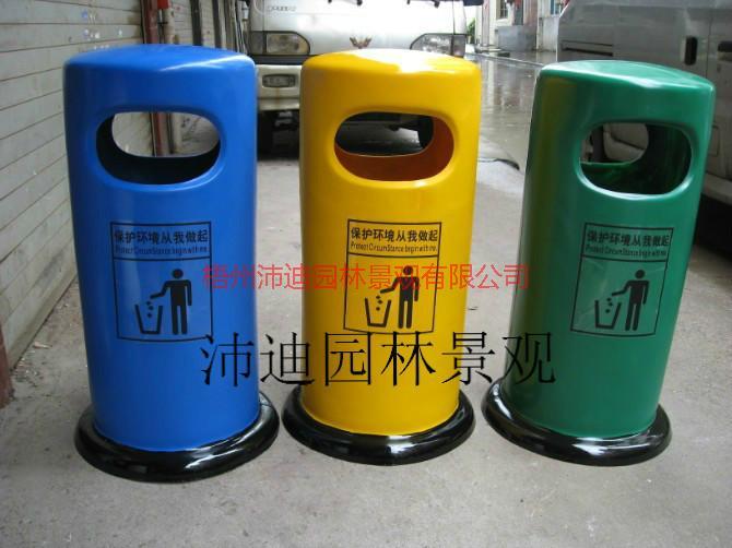 供应广西垃圾桶，玻璃钢垃圾桶，塑料垃圾桶，钢木垃圾桶