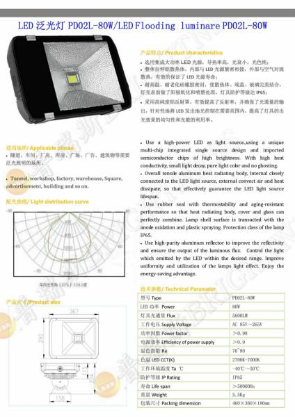 供应上海PD02L普瑞芯片泛光灯