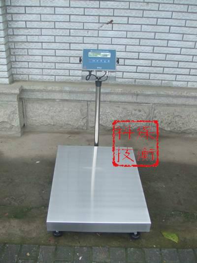 青浦150公斤仓库专用不锈钢电子秤，150kg/5克的高精度电子称