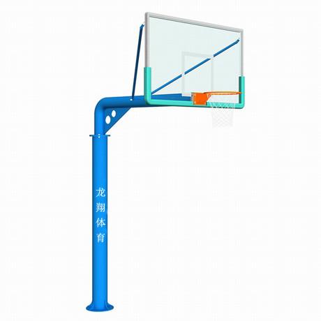 LX-007单臂圆管可拆式篮球架批发