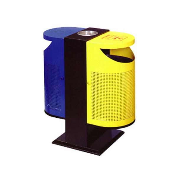 P-P101冲孔分类垃圾桶、分类垃圾箱，电梯口分类垃圾桶