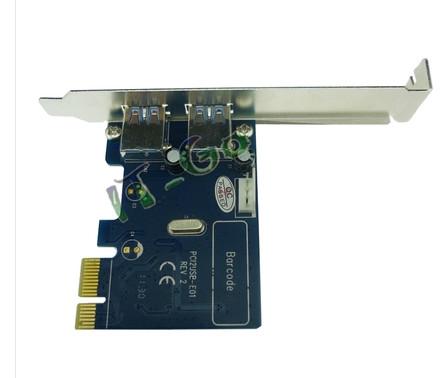 供应 PCI-E转USB3.0转接卡 双口USB3.0