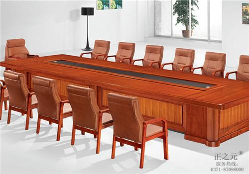 供应河南办公家具—会议桌全实木材质环保基材办公必备