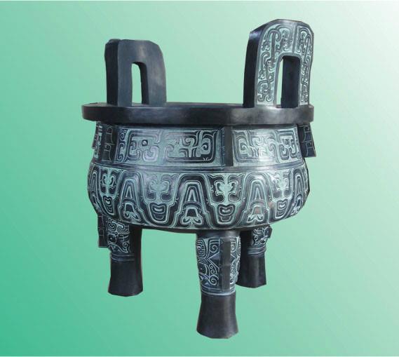 供应西安青铜器大鼎制作，西安原大克鼎，西安司母戊鼎图片