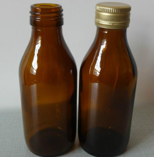 供应150ml口服液玻璃瓶 口服液玻璃瓶供应商 棕色模制瓶