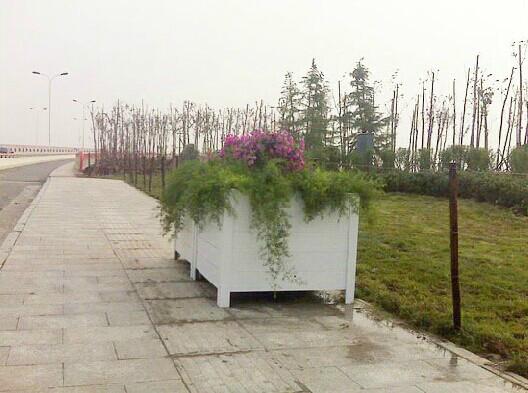 深圳防腐木花箱10年质量保证，无毒，无害，无污染，环保