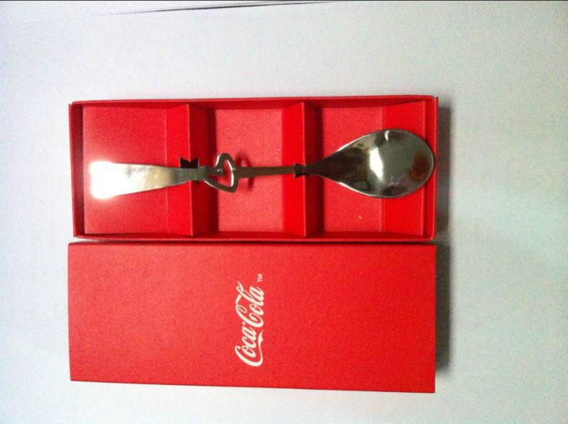 供应不锈钢餐具心型勺子礼盒装 商务礼品赠品餐具广告用品