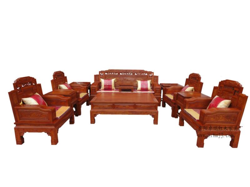 供应锦上添花沙发11件套，清式沙发厂家，清式沙发价格 红木家具锦上添花沙发11件套
