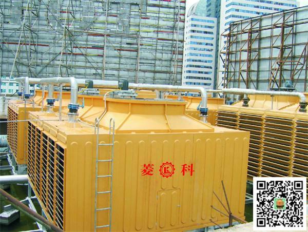 供应100吨全玻璃钢冷却塔厂家_广东菱科冷却塔提供选型、维修、安装图片