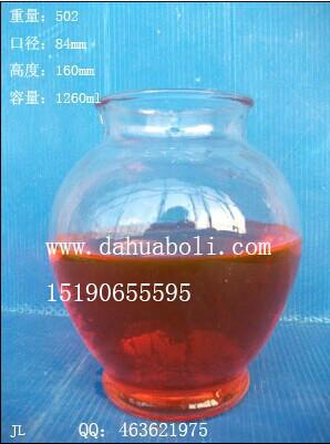 供应厂家直销大容量玻璃罐批发,徐州储物玻璃罐生产商