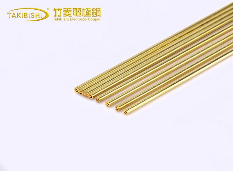 供应多孔黄铜管高规格 特殊铜管定做 竹菱电极管