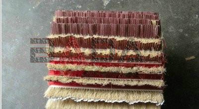 安庆市砂光机毛条刷厂家大量供应砂光机毛条刷.抛光条刷，剑麻条刷