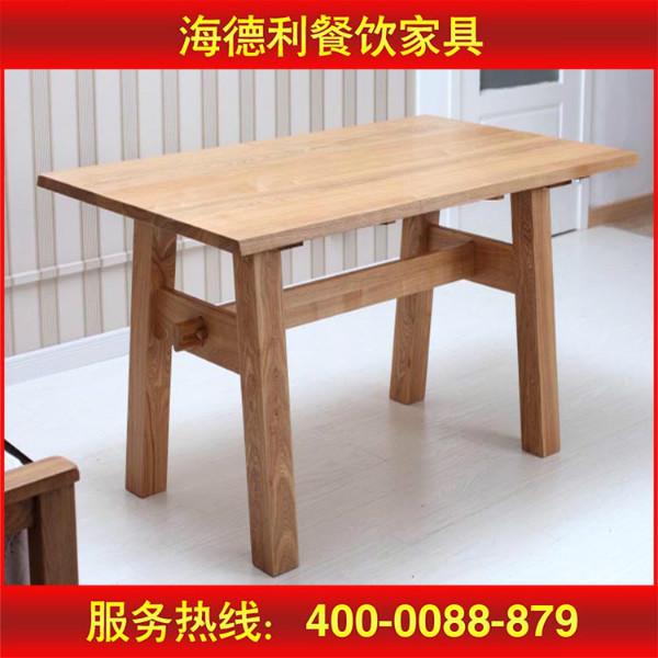 快餐桌椅简约肯德基餐桌椅酒店工餐桌曲木餐桌椅餐桌实木图片