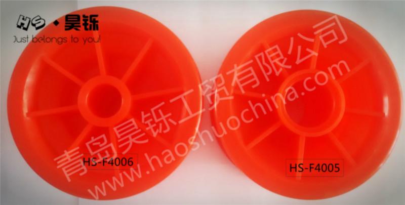 供应红色轮毂塑料轮毂实心轮轮辐橡胶轮轮毂轱辘轮辐型号F4006