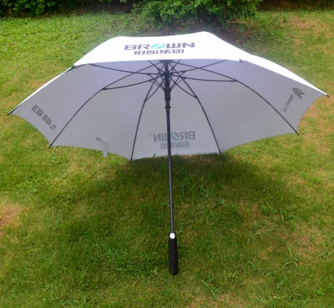 彩阳雨供应30寸防紫外线防风高尔夫伞/订做广告防风高尔夫伞印LOGO