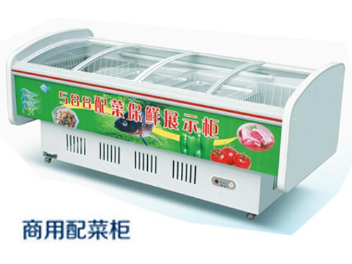 供应阜阳哪里有卖冷冻食品展示柜的 阜阳岛柜哪里有卖的 直冷岛柜价格