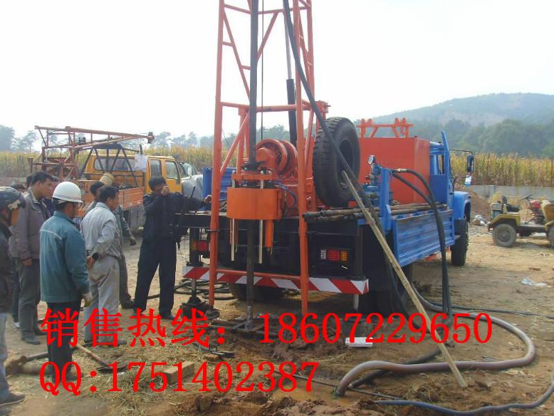 供应唐山汽车钻机，唐山DPP100汽车钻机，唐山地质勘察汽车钻机