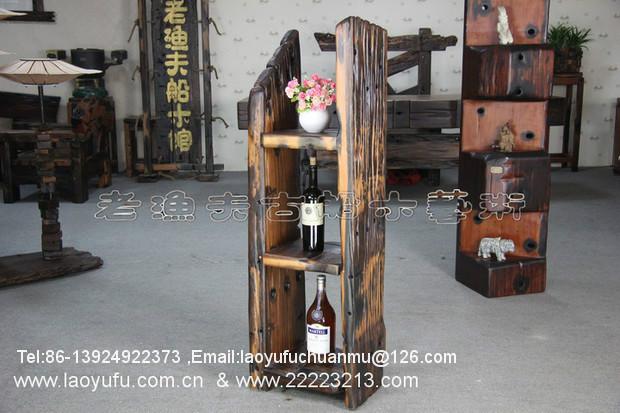 供应北京船木家具船木博古架厂家直销质量保证 老渔夫船木家具厂