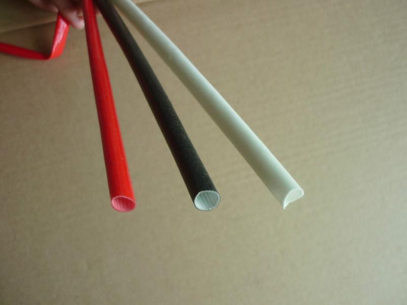 批发耐高温玻璃纤维管，耐高温彩色玻璃纤维管 硅套管