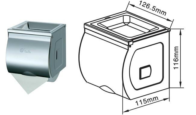 供应成都不锈钢卫生间小卷纸盒批发_卫生间不锈钢小卷纸盒哪里的价格便宜