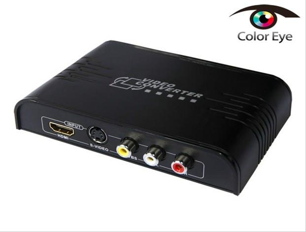 供应AV+S-VIDEO转HDMI高清视频转换器 LKV363A