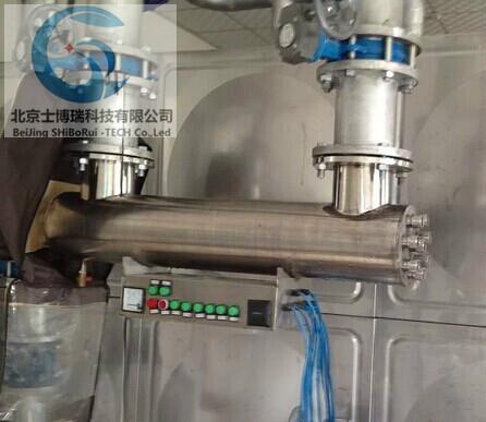 供应北京管道式消毒器85T/H 游泳池水景观水水处理设备图片