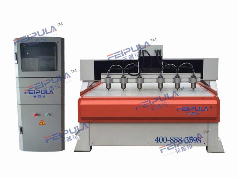 供应苏州木工雕刻机FPL-1618-1-6主轴采用防尘防水大功率变频水冷电机
